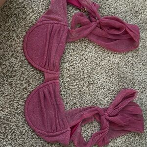 Beach riot drea top fushia Brand new never worn size m pink top